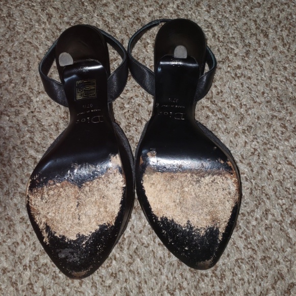 ⭐CHRISTIAN DIOR LOGO SLINGBACK SANDALS - Picture 5 of 6
